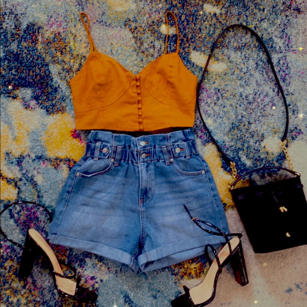 Light Brown Corset Top
